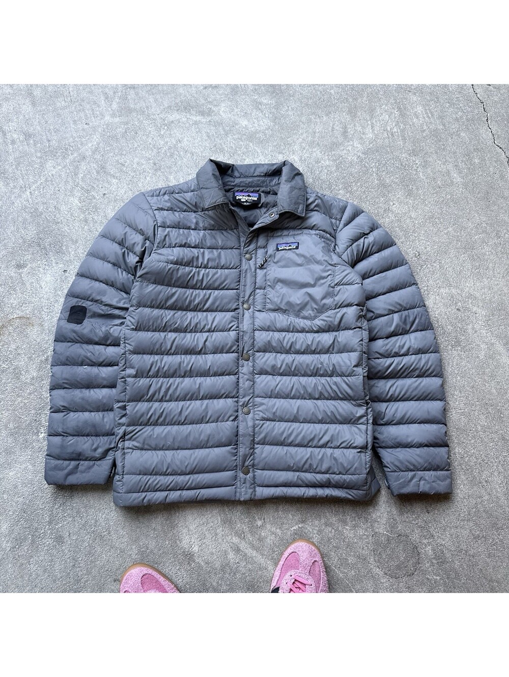 Patagonia Men’s Silent Down Shirt Jacket - Mens - Large